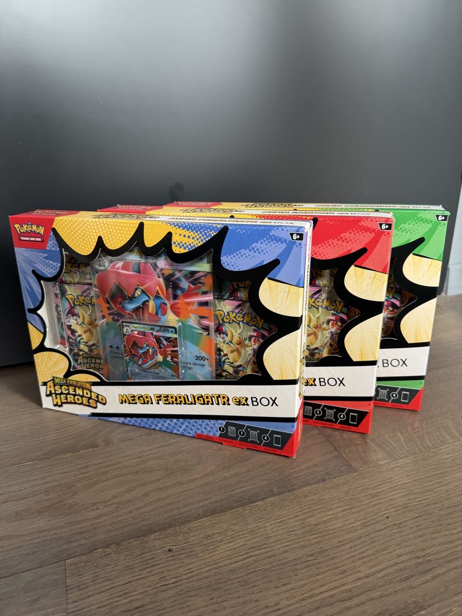 Pokémon Carte collezionabili: 3x Pokemon Ascended Heroes EX Box - EN – Nuovo e nell'imballaggio originale da Schaffhausen venduto da solequart 1