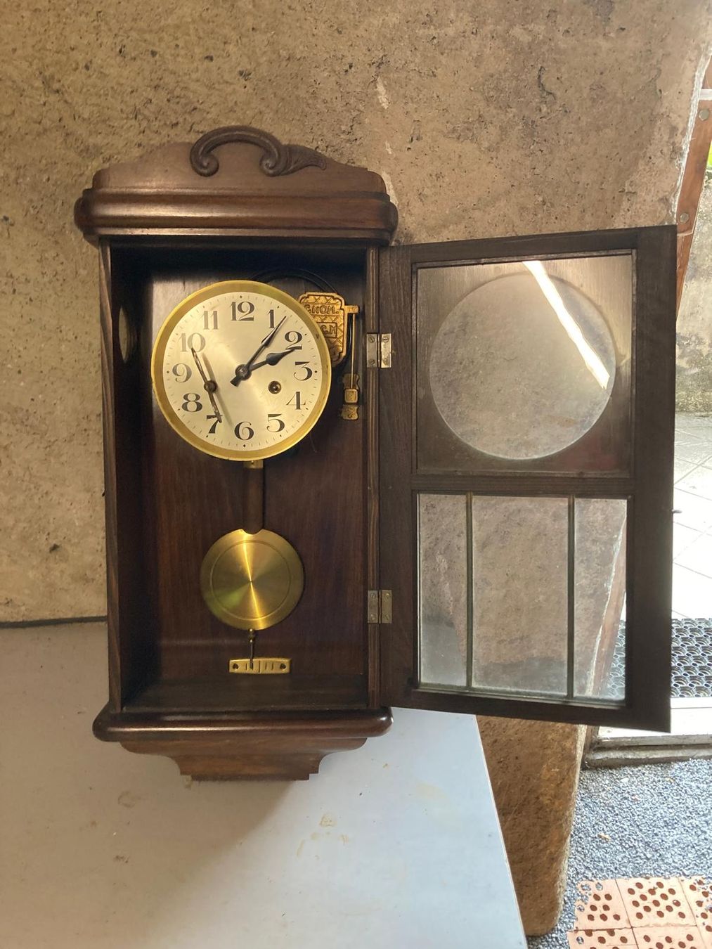 Uhren: Alte Wanduhr – Gebraucht aus Wengi b. Frutigen von jsa_n7bw 1