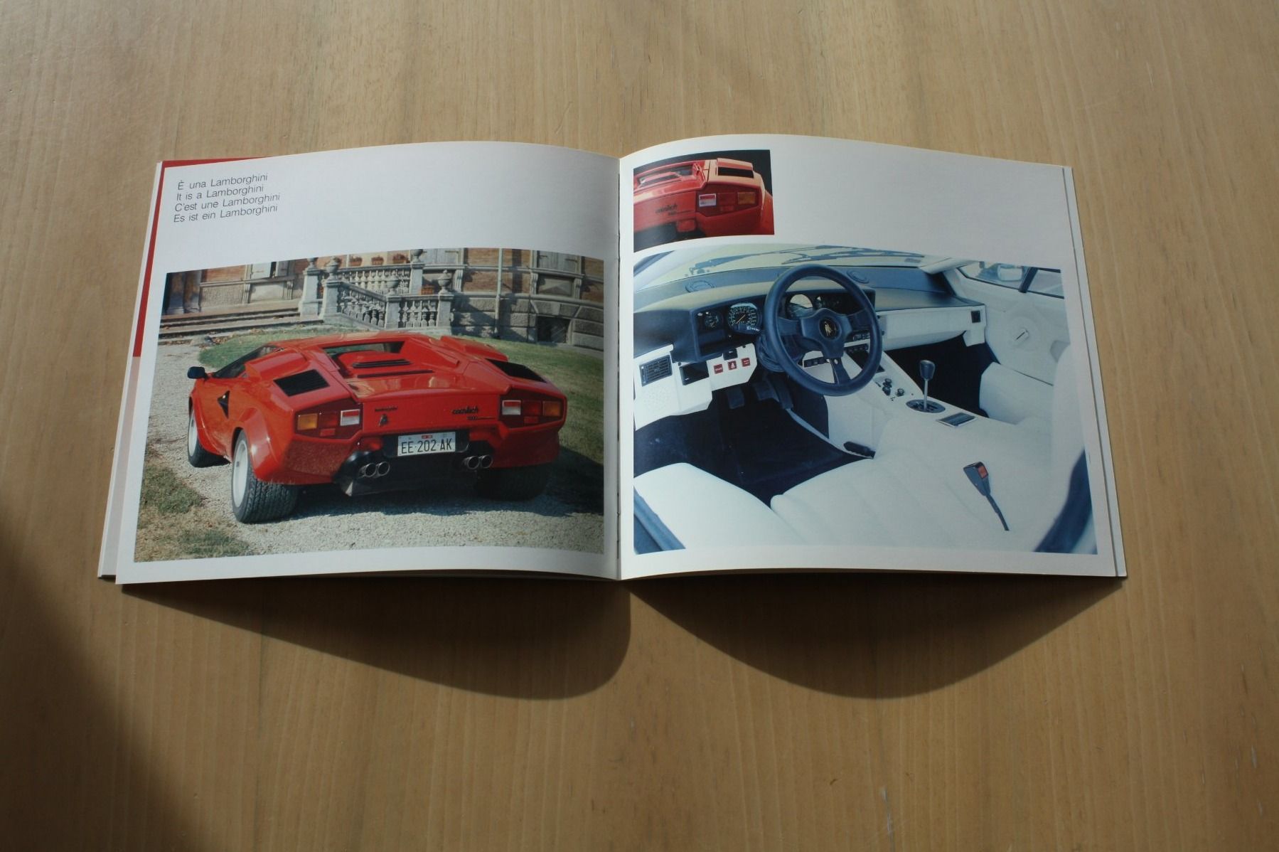 Lamborghini Documents: Lamborghini Countach Quattrovalvole Prospekt – D'occasion à Wikon par erwin400 6