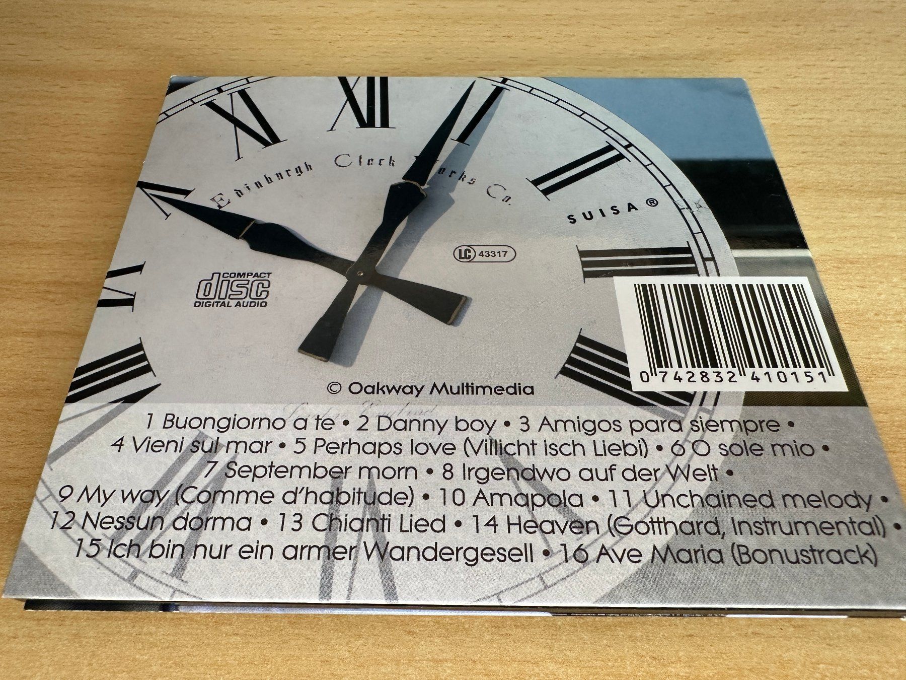 CD: Patrick von Castelberg - Viaggio Nel Tempo – Usato da Rikon im Tösstal venduto da Alpenmutz 1