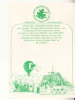 Ballonflug Schlottermilch Sursee, Fred Dolder 1979