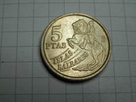 Spanien 5 Peseten, 1997 Balearische Inseln