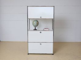 USM Haller Highboard | Reinweiss 1x4 | Neuwertig