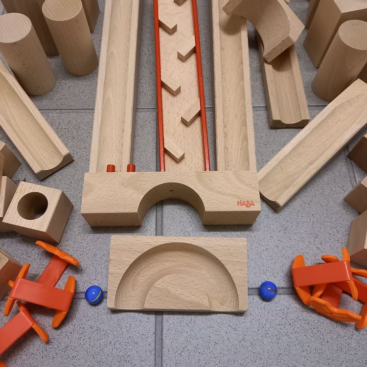 Haba Jouets: *HABA - KUGELBAHN* HOLZ - ZUBEHÖR: SIEHE FOTOS/TIPTOP – D'occasion à Horgen par Flohmimoni 1