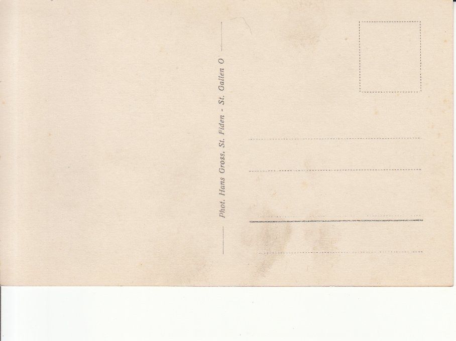Cartoline postali: St. Gallen Kloster ca. 1920 – Usato da Bürglen TG venduto da StampGraf 1