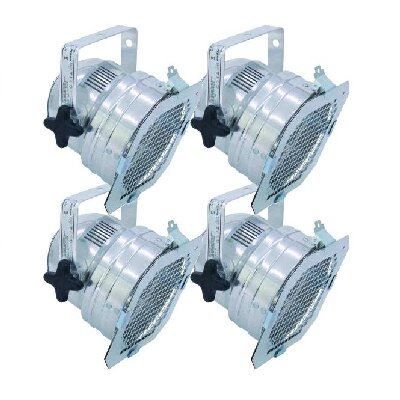 Illuminazione & Effetti luce: 4er Set Par 56 Scheinwerfer kurz silber – Nuovo e nell'imballaggio originale da Däniken SO venduto da Profog1