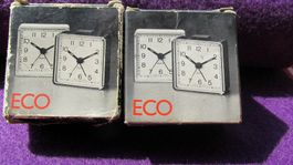 Vintage ECO Quartz Wecker, 2 Stk. - Kienzle