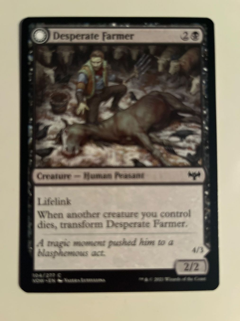 Magic The Gathering Cartes à collectionner: 1 x Desperate Farmer - Magic: The Gathering - MtG – D'occasion à Kriens par Shadi1980