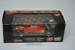 Ferrari 126C2 # 28 , G.P. Italia 1982 , 3° M.Andretti , 1:43