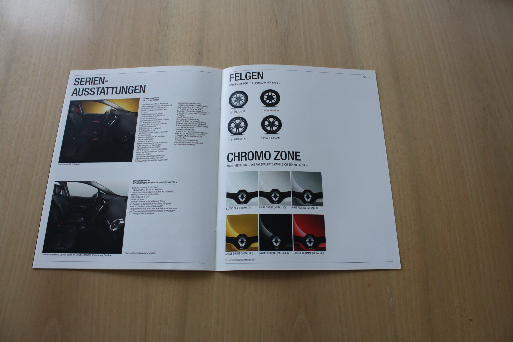 Renault Documenti: Renault Clio R.S. 200 EDC Prospekt 2/2014 – Usato da Wikon venduto da erwin400 6
