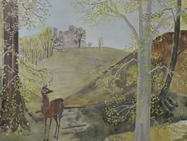 Schulwandbild Frühlingswald von Marguerite Ammann #engels