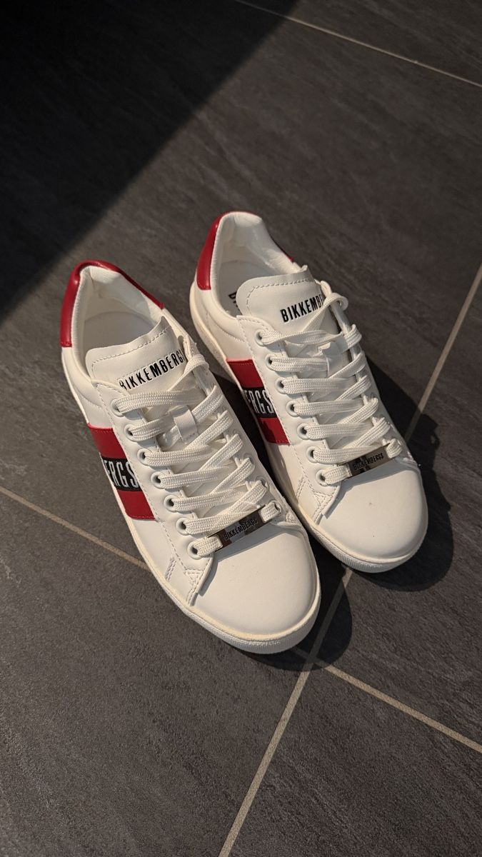 Bikkembergs Scarpe per ragazzi: Bikkembergs Sneaker Weiss/Rot – Nuovo (secondo la descrizione) da Zufikon venduto da HappySelling 1