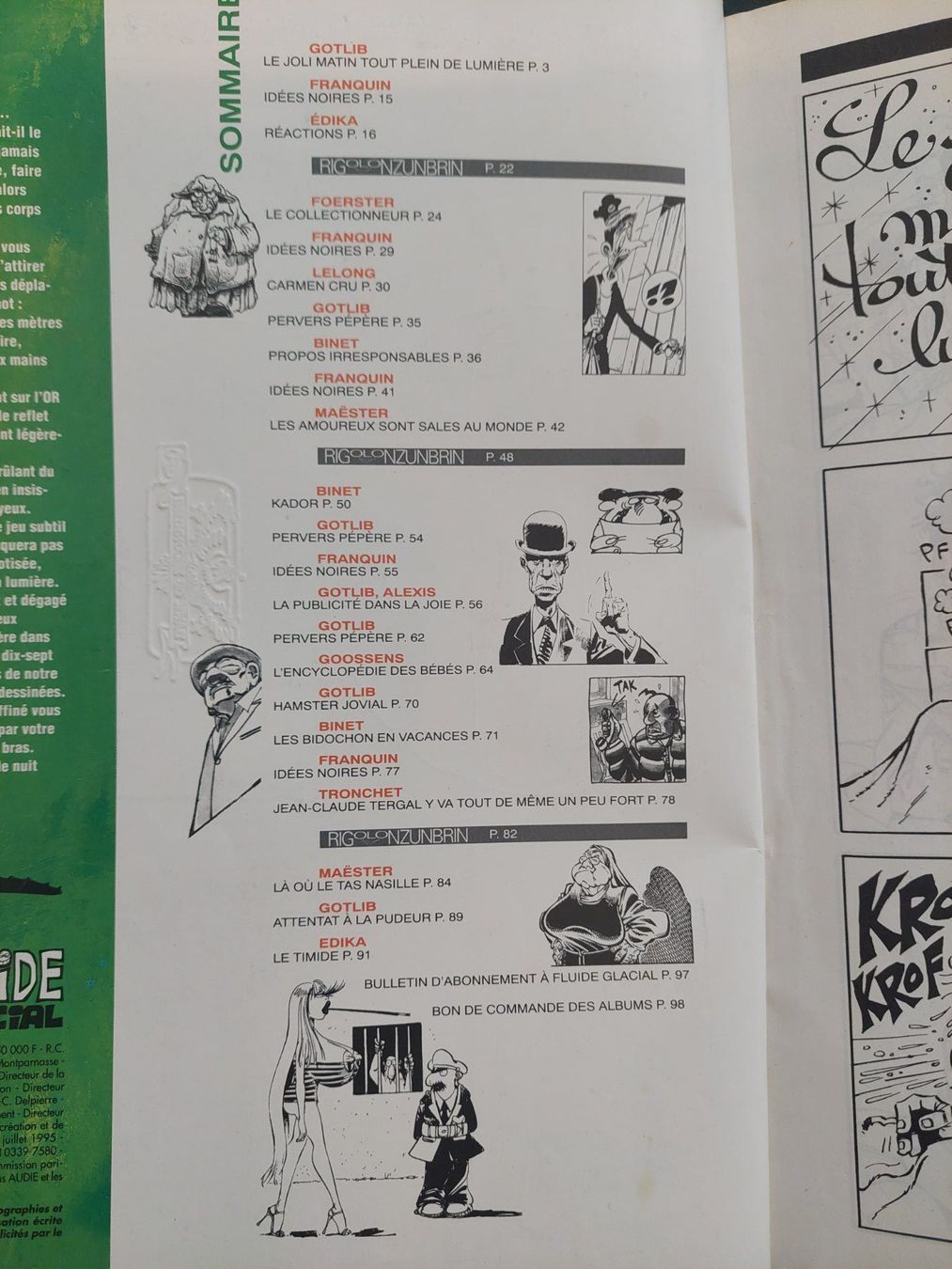 Fumetti: Fluide Glacial Or Série No 3 été 1995 BE+ – Usato da Genève venduto da Blu_BD 2