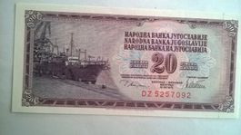 Billet banque Ex-Yougoslavie 20 Dinars 12/08/1978 UNC