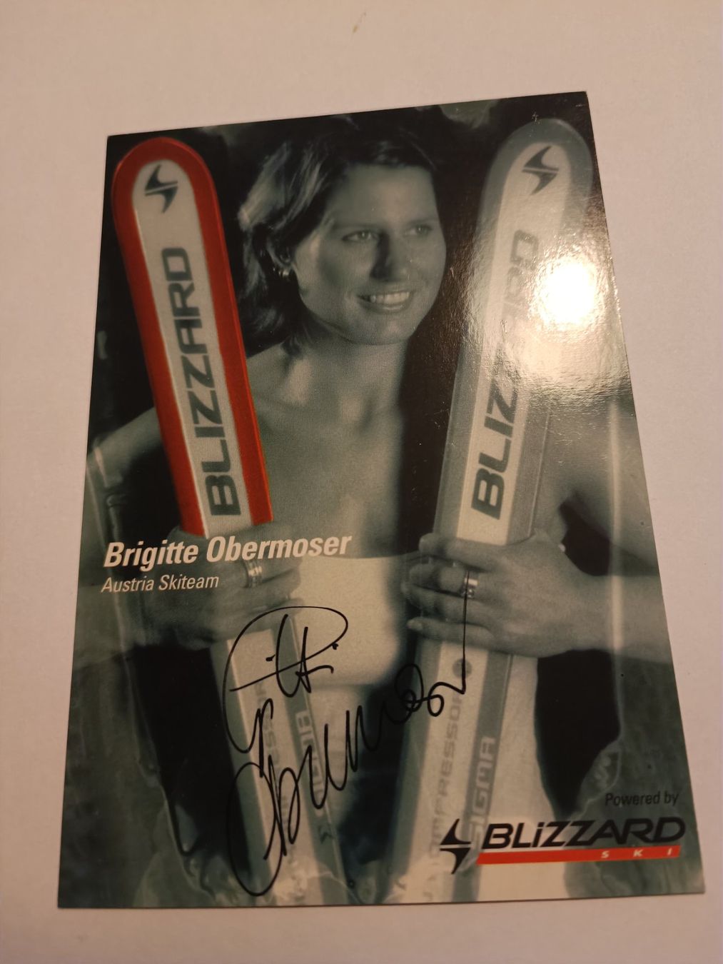 Autogramme: Brigitte Obermoser - handsigniert – Gebraucht aus Menziken von Artographs