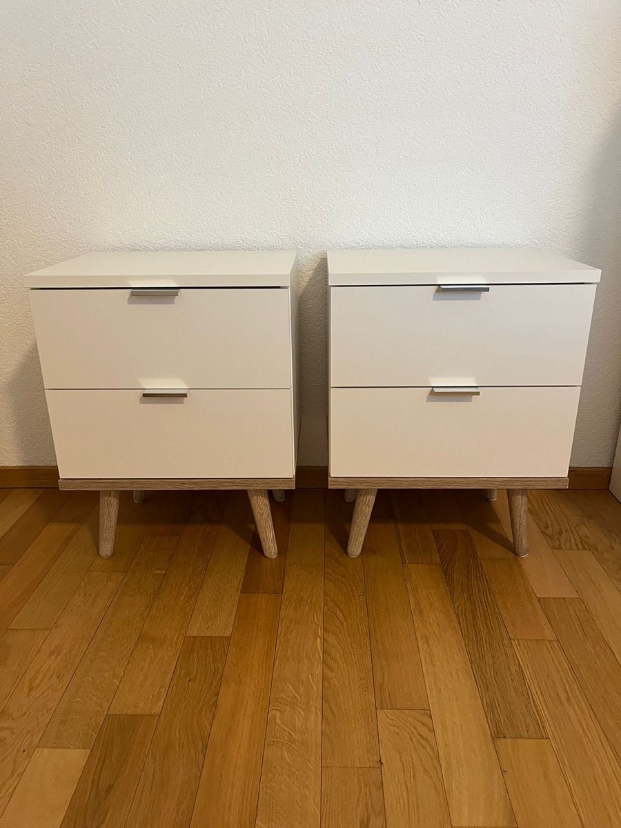 Comodini: 2x Nachttisch eichefarben/weiss – Nuovo (secondo la descrizione) da Wil SG venduto da Edz2017