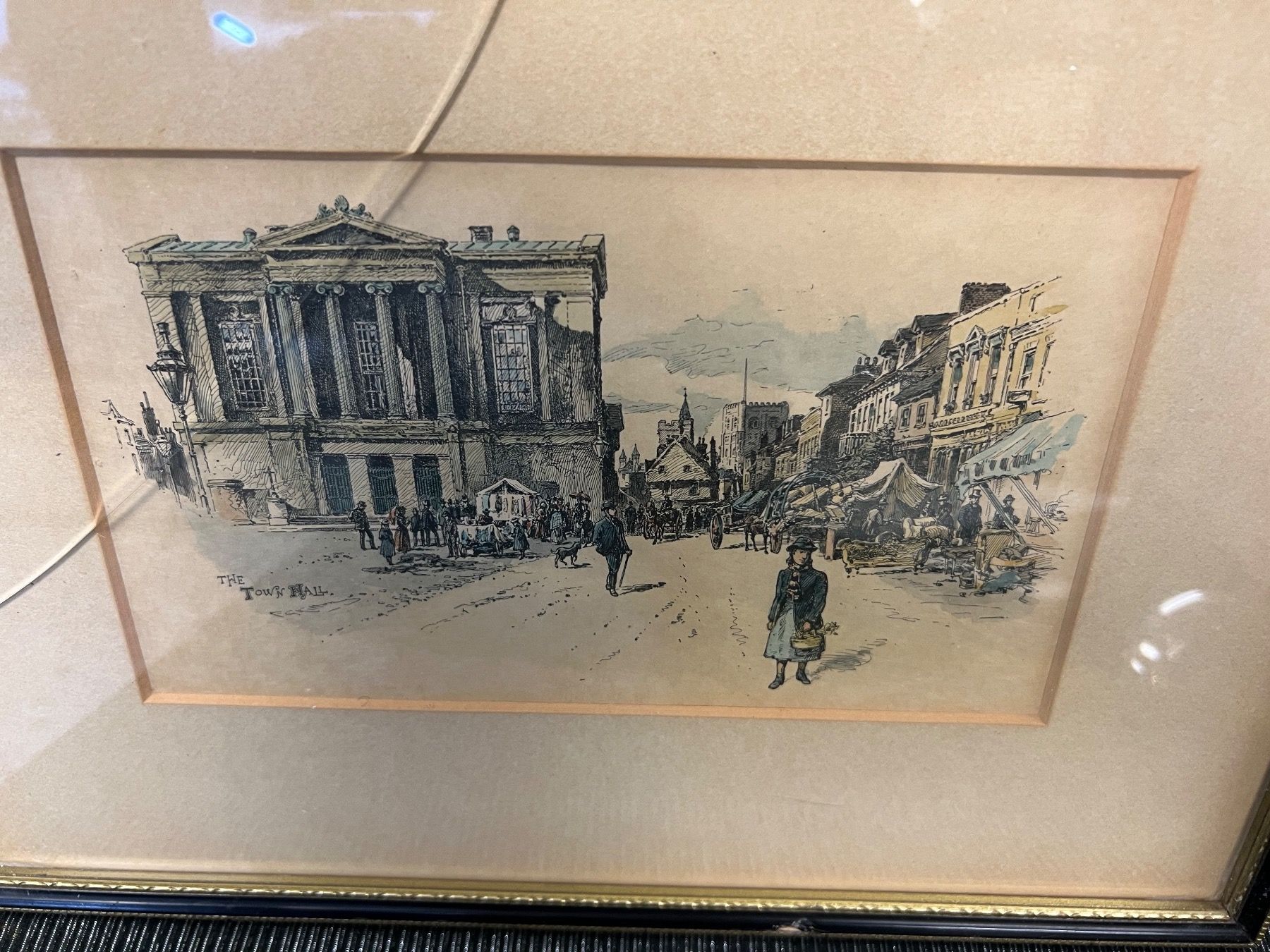 Incisioni: GRAVURE THE TOWN HALL – Usato da Genève venduto da Leboucheoreilles 1