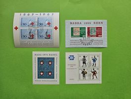 Sonderblock's 1963-1974 mit Erstagstempel