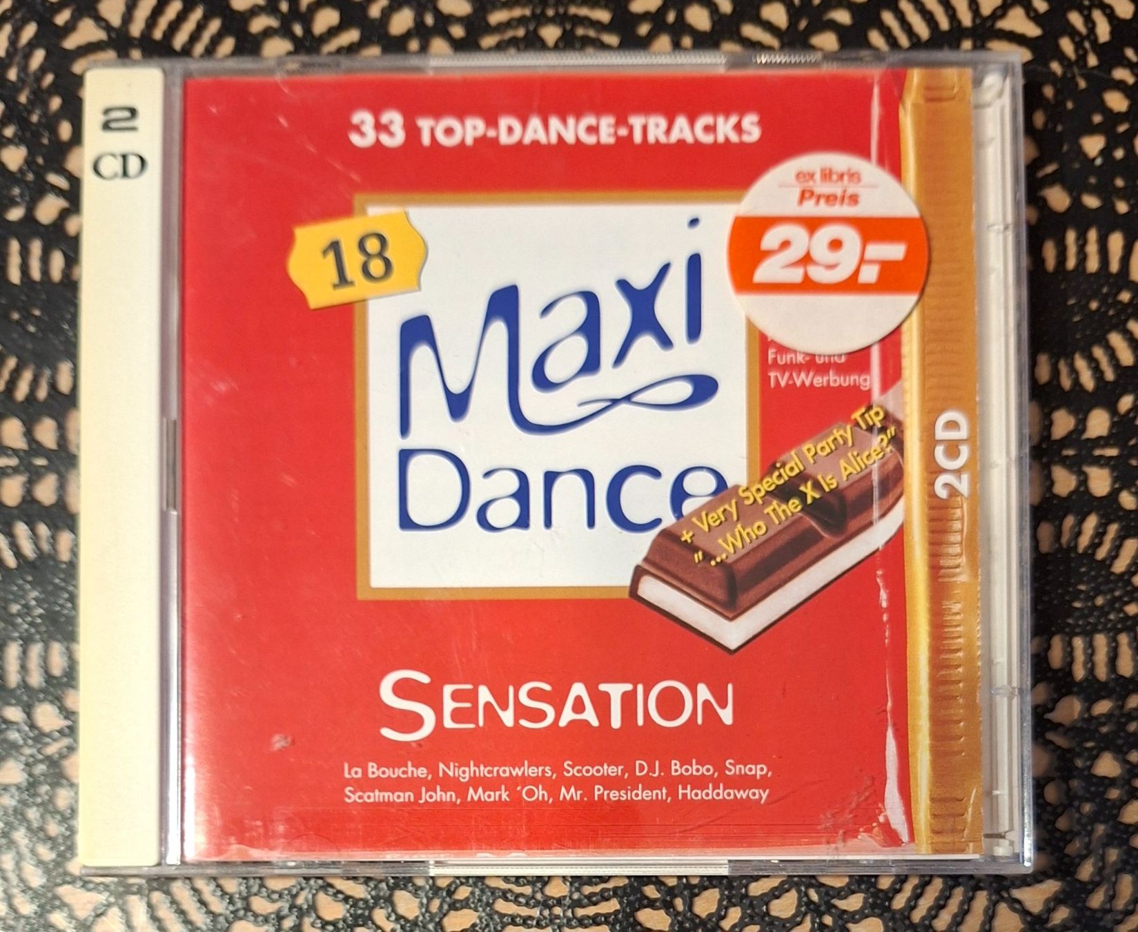 CD: Maxi Dance Sensation 18, 2CD Hit Compilation Sampler 1995 – Usato da Schönenberg TG venduto da breiti12