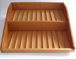 Holz-Ständer Nr. 1 für ätherische Öle 5 ml + 10 ml