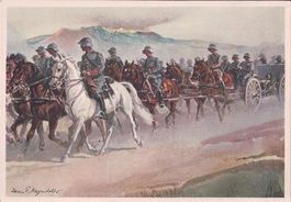 Armée Suisse, Grenzbesetzungkarte, Artillerie à cheval (1)