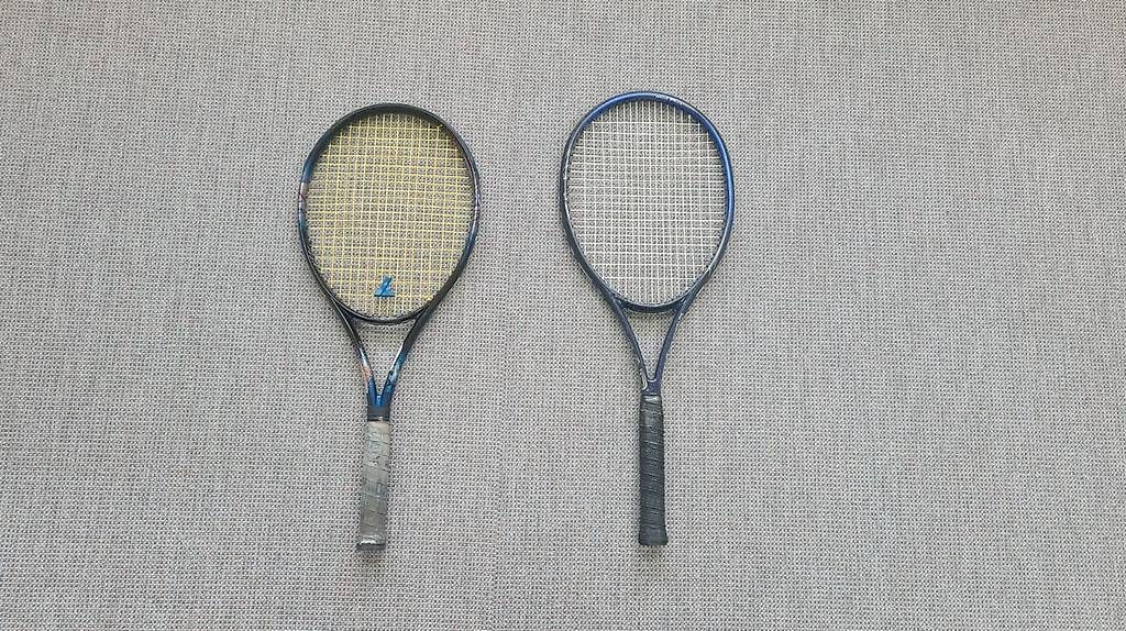 Racchette: 2 Tennisschläger mit Tasche - gebraucht – Usato da Gwatt (Thun) venduto da inf_hgc8 2