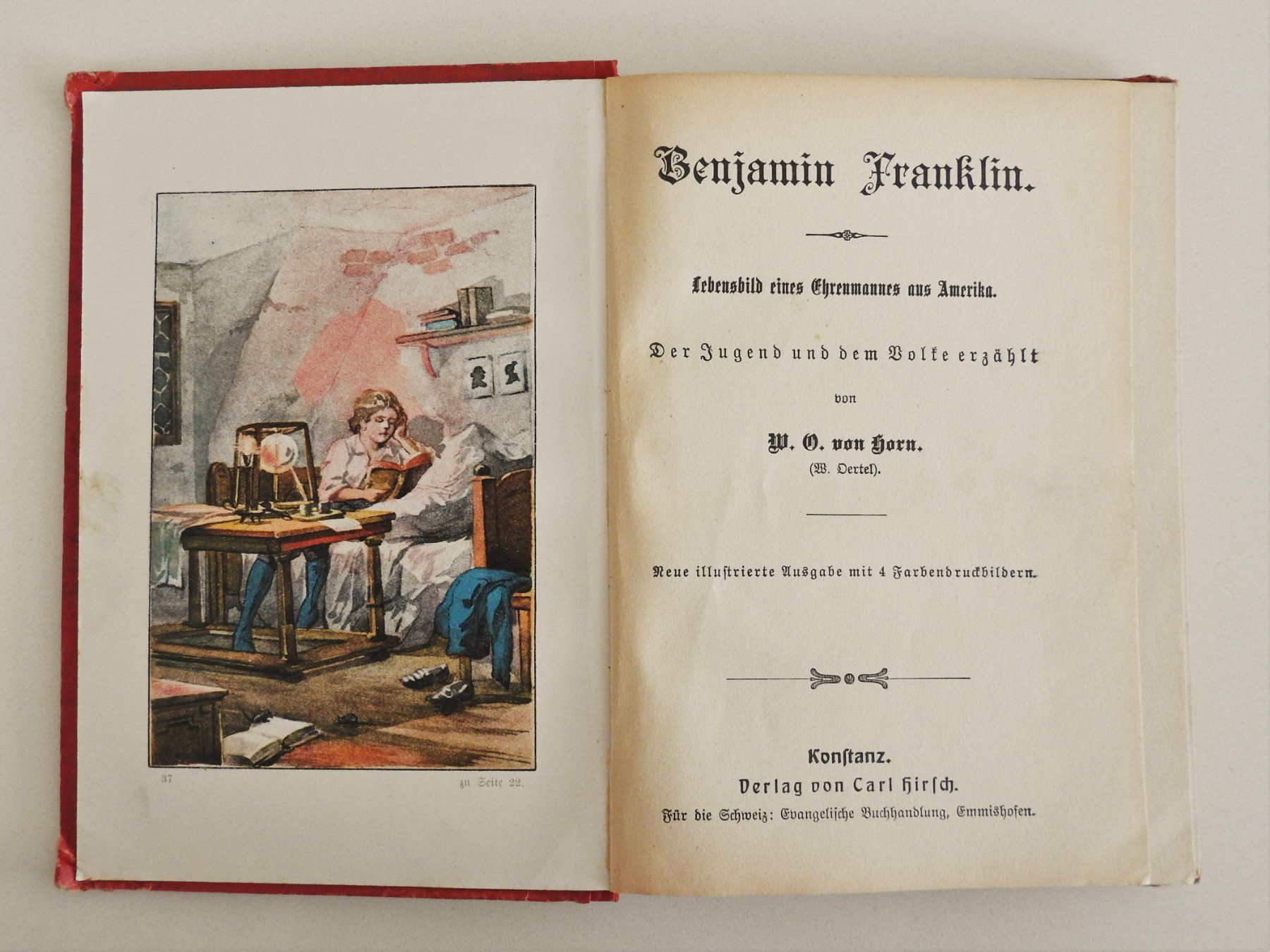 Bücher: Buch: Benjamin Franklin, W.O. von Horn, 1906 – Gebraucht aus Büttenhardt von LexyMara 3