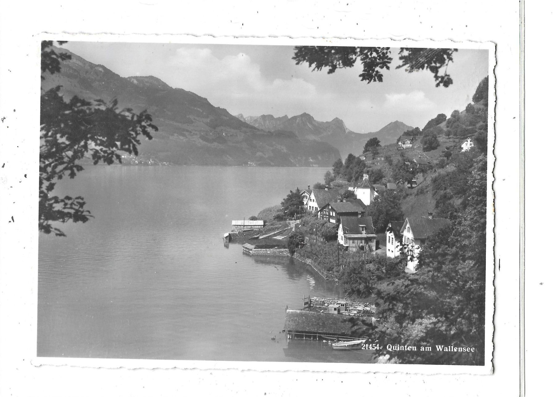 Cartoline postali: SG Quinten am Walensee 1943 – Usato da Schocherswil venduto da Wilare
