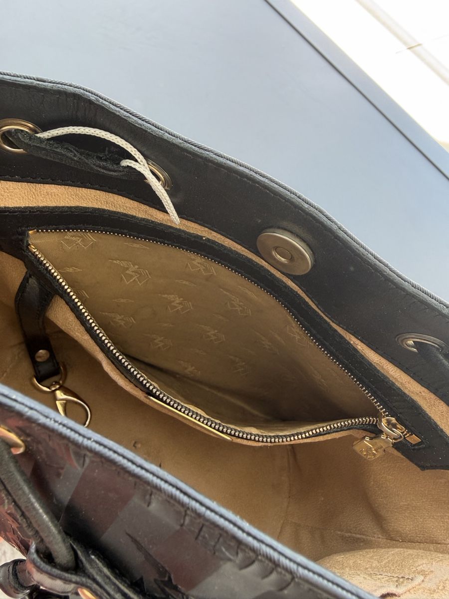 Maison Mollerus Borse da donna: Maison Mollerus Beuteltasche Schwarz/Gold – Usato da Niederhasli venduto da SWP24 5
