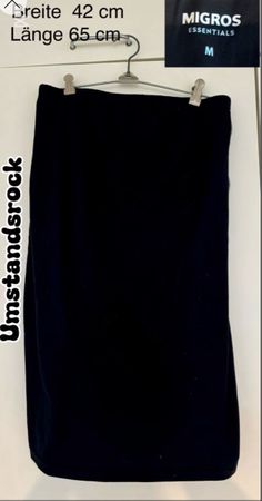 Umstandsrock, Migros Black Maternity Skirt