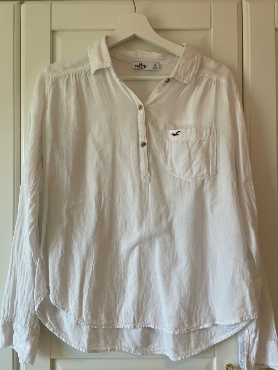 Hollister Camicette: Weisse Hollister Bluse, Grösse M – Usato da Sissach venduto da nelimas
