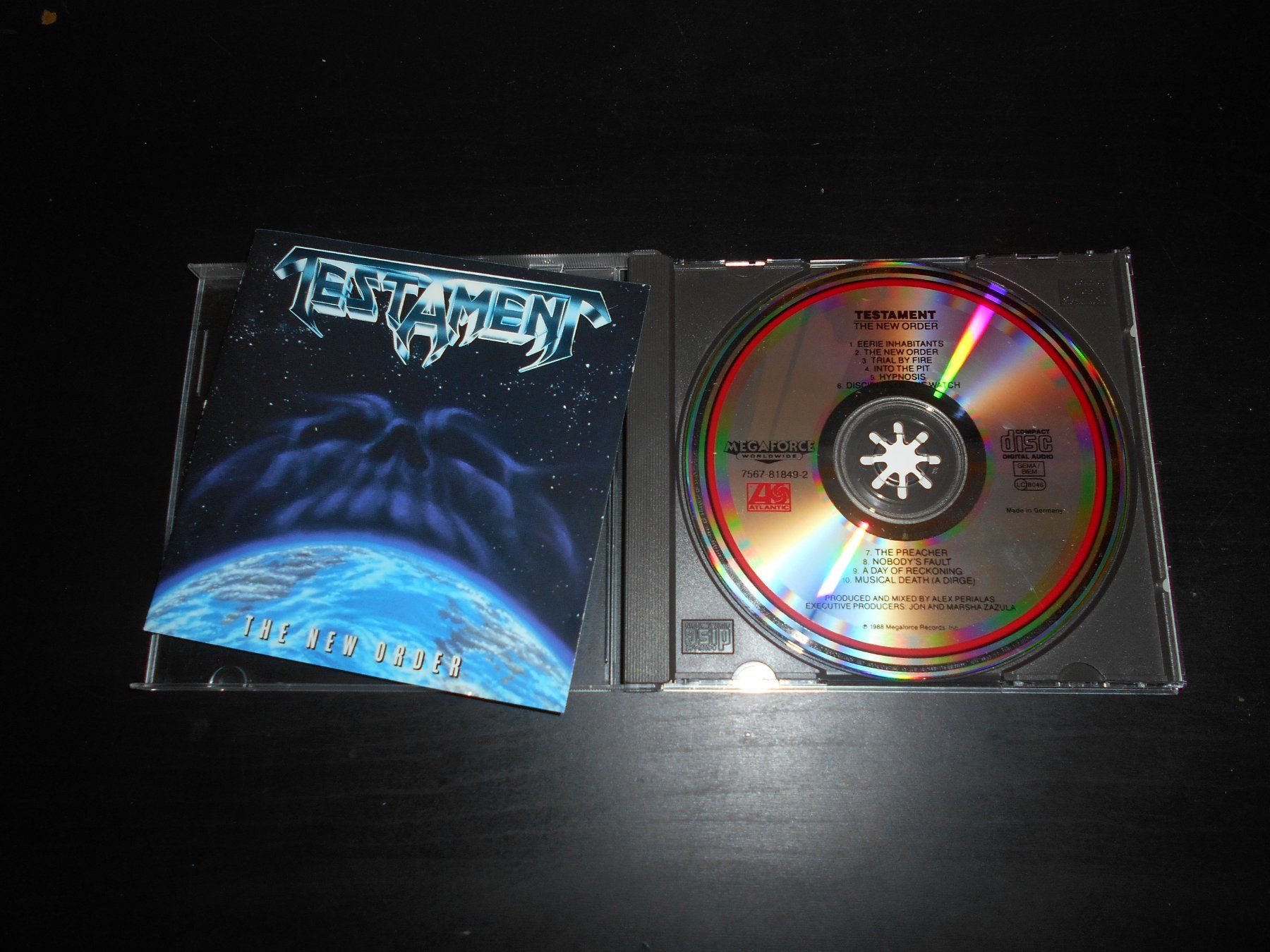 CDs: Testament – The New Order / 1988 – Gebraucht aus Aarberg von witchhunter01