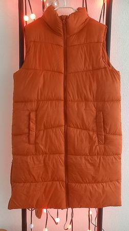 Gilet orange  "neu"  Grösse 44