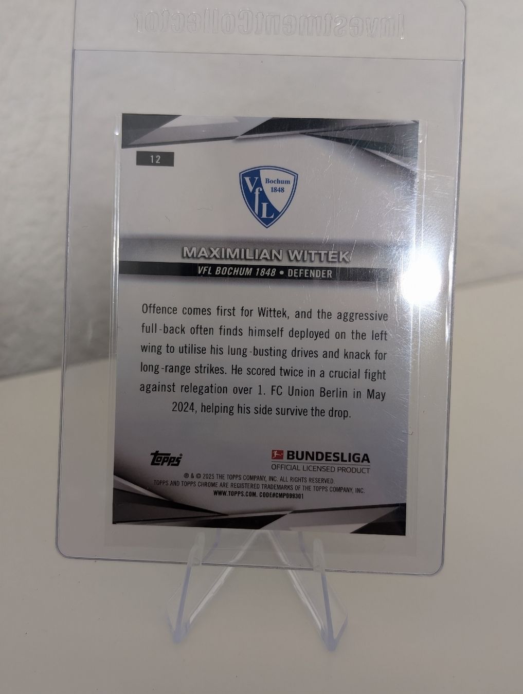 Topps Carte collezionabili: Maximilian Wittek Topps Chrome Refractor /250 Bochum – Nuovo (secondo la descrizione) da Hunzenschwil venduto da BRPCards 2