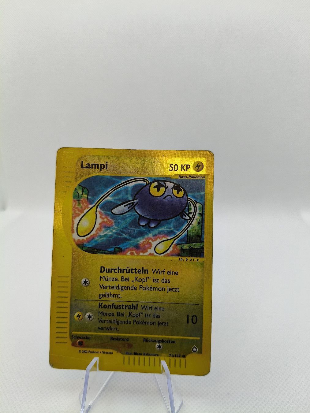 Pokémon Carte collezionabili: Pokemon Lampi Reverse Holo 71/147 – Usato da Wallbach venduto da GyaradosCollect