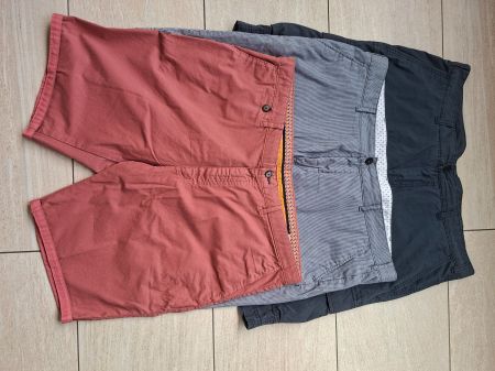 3x Bermudahosen Baumwolle Grösse 58