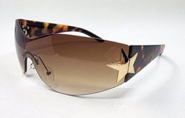 Star Punk Leopard Sonnenbrille