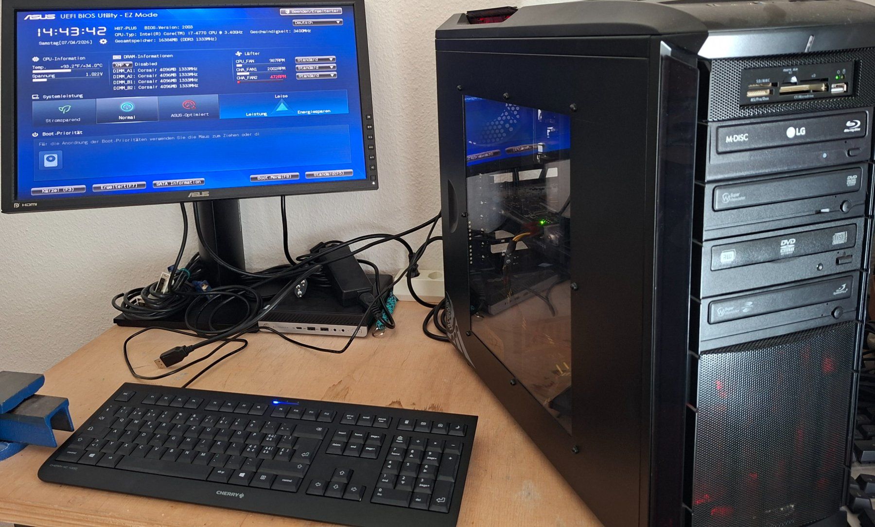 Asus PC: PC ASUS  Intel i7-4700, 16GB RAM, GTX760 GPU – Usato da Niederhelfenschwil venduto da Ur_Tech