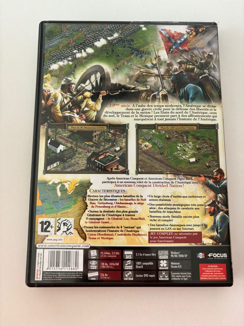 PC: American Conquest - Divided Nation (PC) – Usato da Herisau venduto da Seyashop_2 2