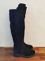 Tamaris; Wildleder-Stiefel / Hochschaftstiefel Leder Gr. 37