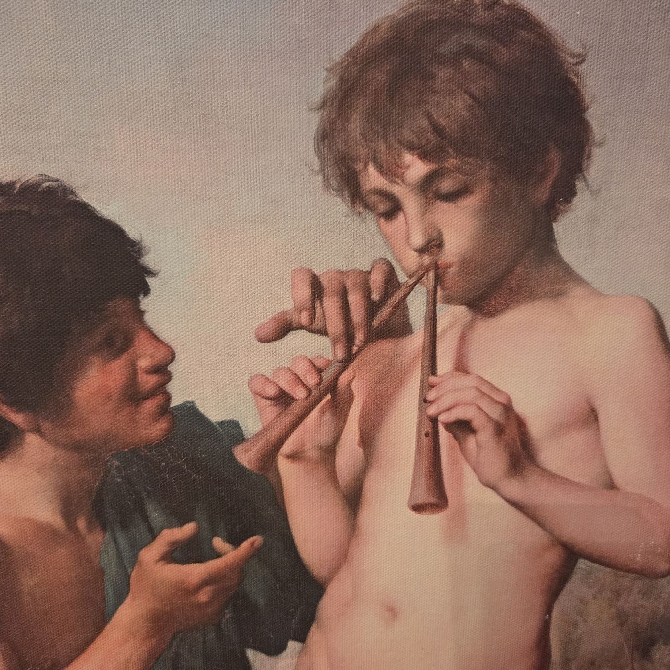 Foto & Immagini: Flöten Junge Kunstdruck – Usato da Kriens venduto da gra_fhn7 6