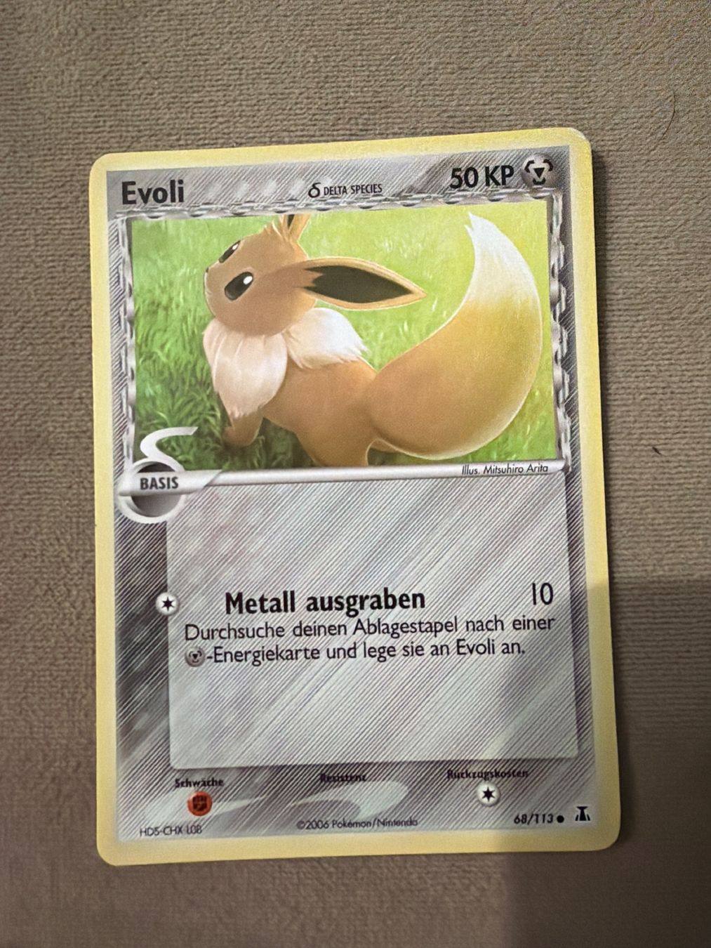 Pokémon Sammelbilder & Trading cards: Pokemon Evoli 68 / 113 – Gebraucht aus untersiggenthal von stephanymar