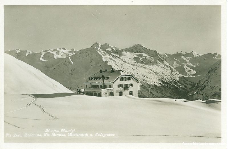 Cartoline postali: Muottas Muraigl + ca. 1925 – Usato da Emmenbrücke venduto da teestube