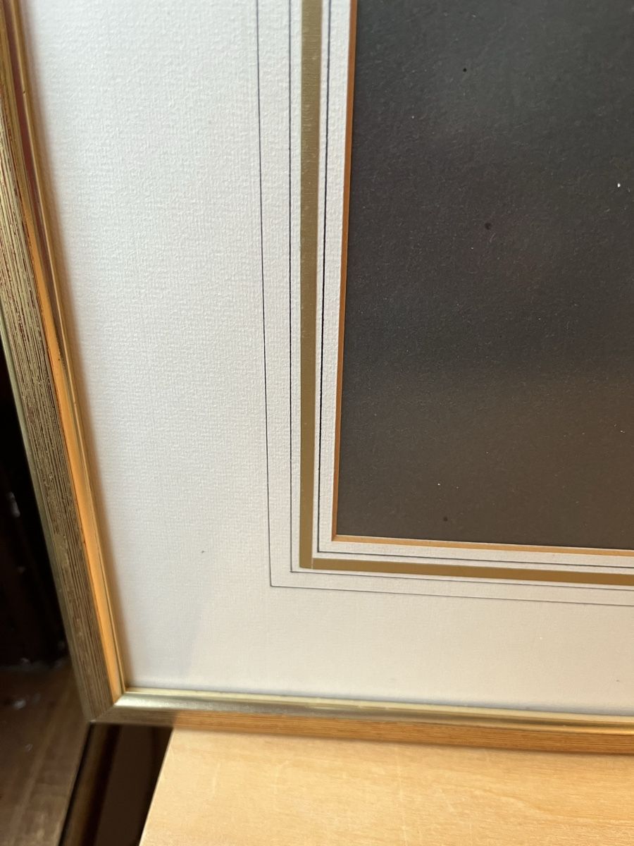 Cornici: Bilderrahmen mit schönem Passepartout – Nuovo (secondo la descrizione) da Rothenburg venduto da dhe_28x2 2