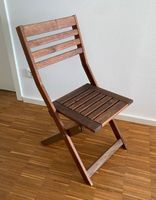 4x IKEA ÄPPLARÖ Klappstühle aus Holz