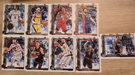 Basketball Karten Set mit 9 Spielern guter Zustand