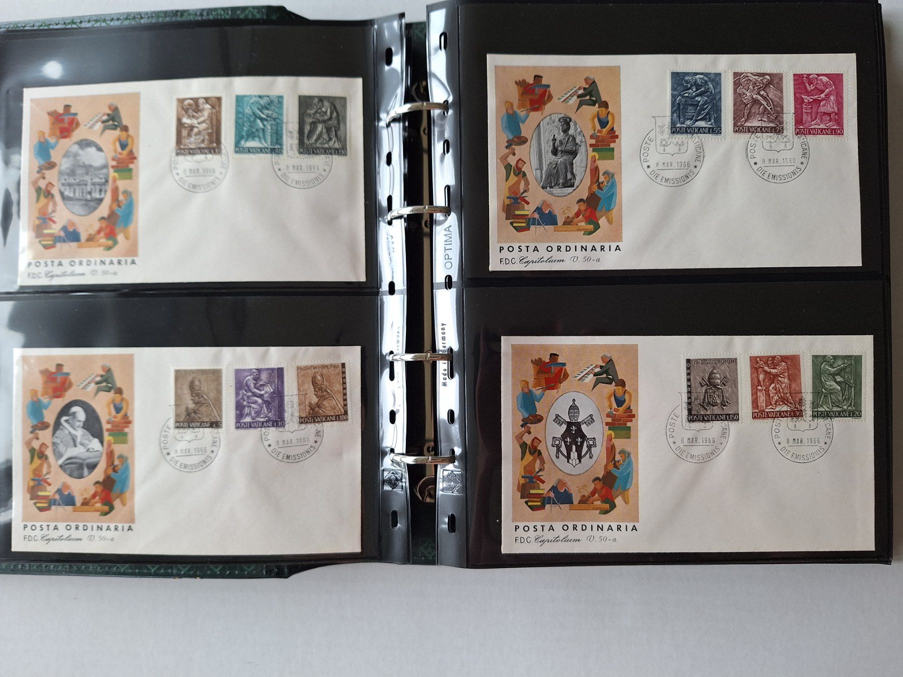 Tutti i francobolli: Vatican 96 Ersttagsbriefe! 1965-1978 – Usato da Zürich venduto da t24_de 1