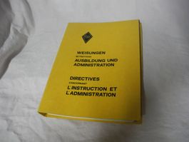 MILITÄR  ARMEE WEISUNGEN AUSBILDUNG UND ADMINISTRATION (B)