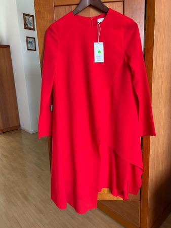 Elegantes rotes COS-Kleid – NEU mit Etikett, Gr. 34-36