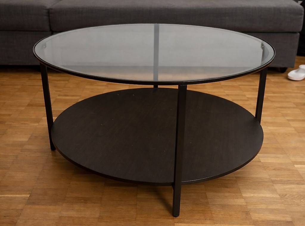 Tavoli: Couchtisch schwarzbraun/Glas 75 cm – Usato da Kaisten venduto da kac_8gpl